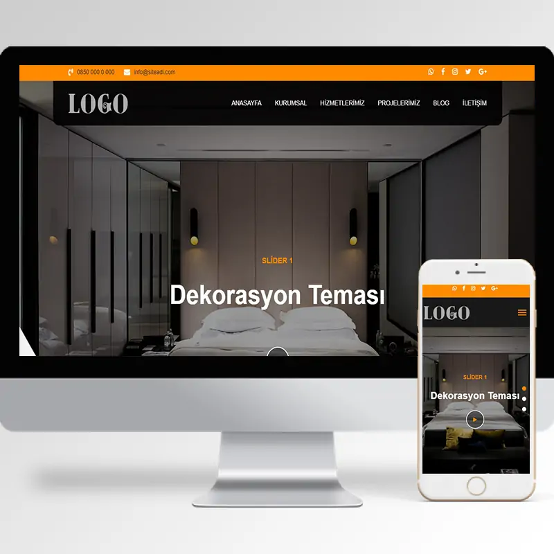 Dekorasyon Hazır Web Sitesi Yazılımı 5