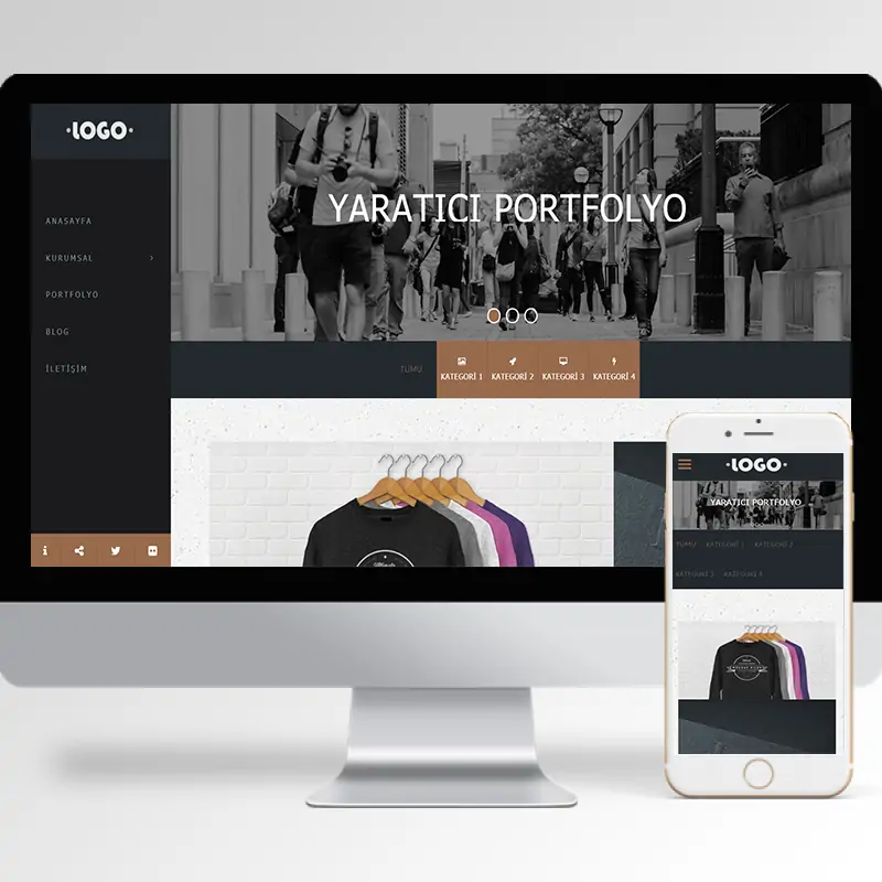 Kişisel Portfolyo Hazır Web Sitesi Yazılımı 19